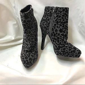Worthington Sueded High Heeled Ankle Boots